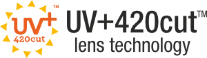 UV+420cut lens teknolojisi rozeti.