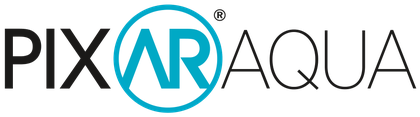 Novax PixAR Aqua gözlük camı kaplama logosu. Novax PixAR Aqua eyeglass lens coating logo.
